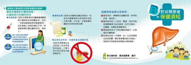 B型肝炎帶原者保健須知